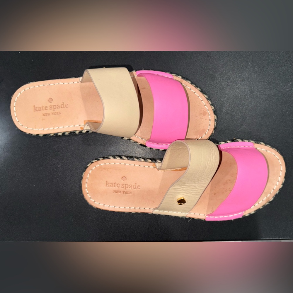 🖤 Kate Spade Espadrille Slide Sandals | Size 6M